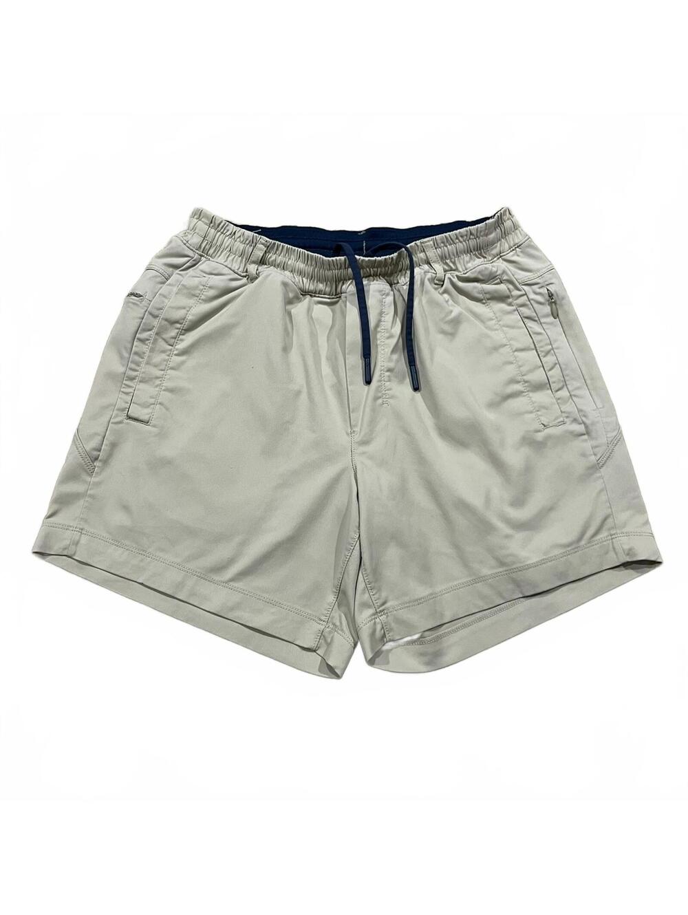 Birddogs Mens Khaki Tan Lined Athletic Shorts 6" Size Small